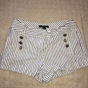 Forever 21 striped shorts
